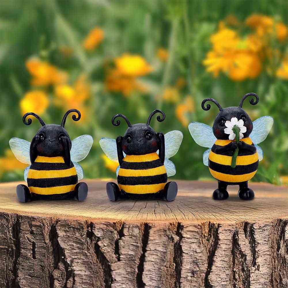 Nemesis Now - Three Wise Bees Dekorative Figuren - Mehrfarben